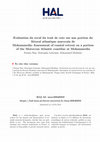 Research paper thumbnail of Evaluation du recul du trait de cote sur une portion du littoral atlantique marocain de Mohammedia--Assessment of coastal retreat on a portion of the Moroccan Atlantic coastline at Mohammedia