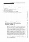 Research paper thumbnail of Francisco Romero: una gnoseología personalista para las discusiones polítics del siglo xx” [Francisco Romero: a Personalist Gnoseology for the 20th Century]