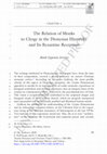 Research paper thumbnail of The Relation of Monks to Clergy in the Dionysian Hierarchy and Its Byzantine Reception