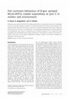 Research paper thumbnail of Hot corrosion behaviour of D-gun sprayed NiCoCrAlYTa coated superalloys at 900°C in molten salt environment