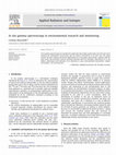 Research paper thumbnail of In situ gamma spectroscopy in environmental research and monitoring