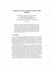 Research paper thumbnail of Comparison of Service and Software Product Family Modeling, Service Oriented Architectures and Product Lines - What is the Connection?