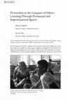 Research paper thumbnail of Provocation in the company of others: Learning through provisional and improvisational spaces