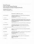 Research paper thumbnail of Final Program Forty Second Annual Meeting International Neuropsychological Society February 12–15, 2014 Seattle, Washington, USA