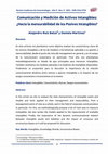 Research paper thumbnail of Comunicación y Medición de Activos Intangibles: ¿Hacia la mensurabilidad de los Pasivos Intangibles?