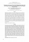 Research paper thumbnail of Penggunaan Audio-Lingual Method dalam Pelatihan Bahasa Inggris pada Siswa Sekolah Dasar