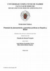 Research paper thumbnail of Potestad de planeamiento y garantías jurídicas en España y Brasil