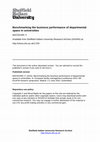 Research paper thumbnail of Benchmarking the business performance of departmental space in universities