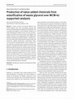 Research paper thumbnail of Production of value-added chemicals from esterification of waste glycerol over MCM-41 supported catalysts