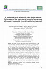 Research paper thumbnail of A Simulation of the Removal of Fuel Subsidy and the Performance of the Agricultural Sector in Nigeria using a Dynamic Computable General Equilibrium Approach