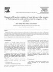 Research paper thumbnail of Manganese(III) acetate oxidation of some ketones in the presence of 3-chloropropionic acid and theoretical investigation of the products