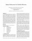 Research paper thumbnail of Optical Subsystem for CubeSat Missions