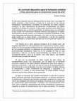 Research paper thumbnail of UNESCO.Por un arte con mayor compromiso social. Un currículo alternativo para la formación artística.