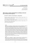 Research paper thumbnail of Effect of heavy metals on phytobenthos assemblages in mine pit lakes of Bosnia and Herzegovina