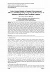 Research paper thumbnail of Policy-Oriented Insights to Enhance Effectiveness and Efficiency of Public Spending: Comparing the Determinants of Subsidies to Railways in Key European Countries