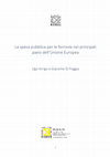 Research paper thumbnail of La spesa pubblica per le ferrovie nei principali paesi dell'Unione Europea