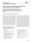 Research paper thumbnail of Expert consensus on an in vitro approach to assess pulmonary fibrogenic potential of aerosolized nanomaterials