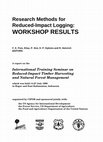 Research paper thumbnail of Methods for Reduced-Impact Logging : WORKSHOP RESULTS