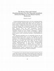 Research paper thumbnail of The Slavery Clause and Criminal Disenfranchisement