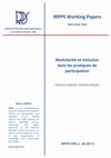 Research paper thumbnail of English) Modularité et inclusion dans les pratiques de participation (Italiano) Modularité et inclusion dans les pratiques de participation