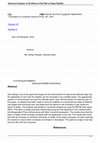 Research paper thumbnail of Numerical Analysis of the Effects of Soil Nail on Slope Stability