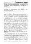 Research paper thumbnail of Effet des conditions bioclimatiques sur la biochimie et la physiologie de l’arganier (Argania spinosa L. Skeels) au Maroc et en Tunisie