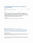 Research paper thumbnail of Landscape Infrastructure and the Retrofitting of Sustainability into Suburban Communities: Irvine, California’s Jeffrey Open Space Trail