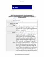 Research paper thumbnail of Lithic raw material sourcing and the assessment of Mesolithic landscape organization and mobility strategies in northern England