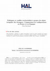 Research paper thumbnail of Politiques et conflits territorialisés à propos du séjour irrégulier des étrangers. Comparaison de configurations en France et en Espagne