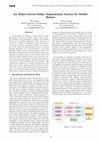 Research paper thumbnail of An Object-driven Online Segmentation System for Mobile Robots