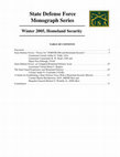 Research paper thumbnail of State Defense Force Monograph Series. Winter 2005, Homeland Security