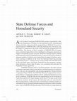 Research paper thumbnail of State Defense Forces and Homeland Security