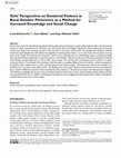 Research paper thumbnail of Girls’ Perspectives on Gendered Violence in Rural Sweden: Photovoice as a Method for Increased Knowledge and Social Change