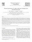 Research paper thumbnail of Thermal performance of a pipe in pipe heat exchanger with sinusoidal inner pipe