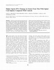 Research paper thumbnail of Higher sperm DNA damage in semen from men with spinal cord injuries compared with controls