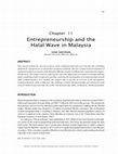 Research paper thumbnail of Entrepreneurship and the Halal Wave in Malaysia