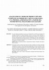 Research paper thumbnail of Analizando el modo de producción del complejo alfarero de Cartuja (Granada). Una primera aproximación a partir del instrumental figlinario localizado