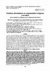 Research paper thumbnail of Practicas alimentarias en comunidades indígenas y su salud