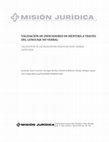 Research paper thumbnail of Validación De Indicadores De Mentira a Través Del Lenguaje No Verbal