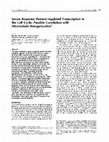 Research paper thumbnail of Serum response element-regulated transcription in the cell cycle: possible correlation with microtubule reorganization