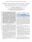 Research paper thumbnail of FANNet: Formal Analysis of Noise Tolerance, Training Bias and Input Sensitivity in Neural Networks