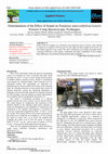 Research paper thumbnail of Determination of the Effect of Sound on Pandanus amaryalifolious Leaves  Extracts Using Spectroscopic Techniques