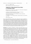 Research paper thumbnail of Applications of Microstructured Porous Silicon as a Biocatalytic Surface