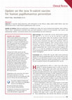 Research paper thumbnail of Update on the new 9-valent vaccine for human papillomavirus prevention