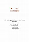 Research paper thumbnail of Att förebygga fallolyckor bland äldre personer