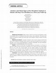 Research paper thumbnail of Incidence and Clinical Signs of Post Thrombotic Syndrome in Patients with Deep Vein Thrombosis in a Three-year Follow-up