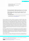 Research paper thumbnail of El pensamiento latinoamericano en la mira