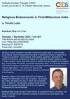 Research paper thumbnail of Religious Endowments in First-Millennium India