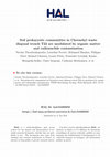 Research paper thumbnail of Soil prokaryotic communities in Chernobyl waste disposal trench T22 are modulated by organic matter and radionuclide contamination