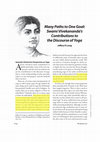 Research paper thumbnail of Many Paths to One Goal: Swami Vivekananda’s Contributions to the Discourse of Yoga